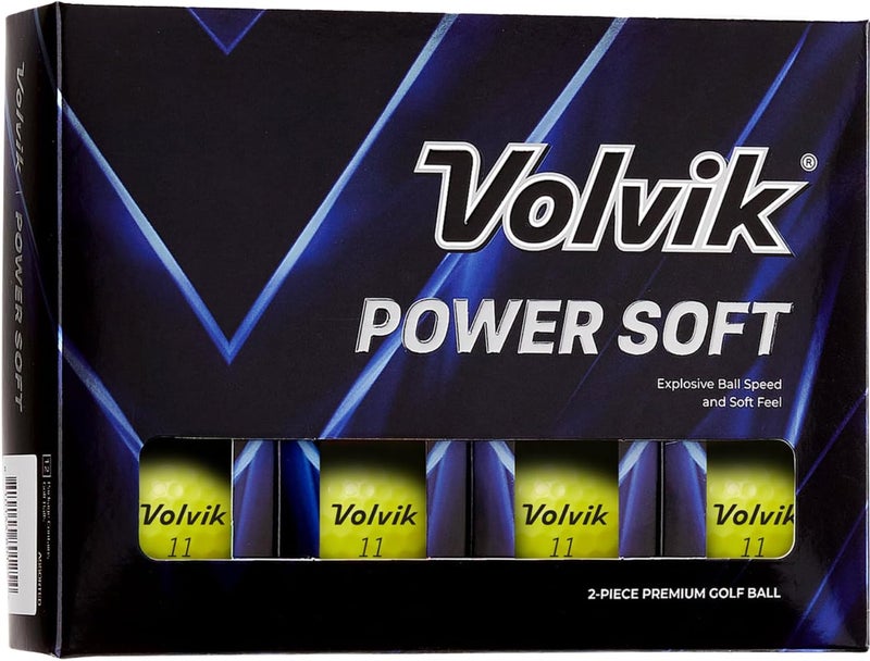 Volvik Power Soft Golf Balls (Yellow) - Image 1